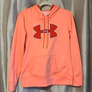 🛑SOLD🛑Orange UNDER ARMOUR hoodie!